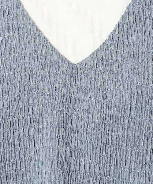 SHOO・LA・RUE(シューラルー)の「◆【洗える/2点セット】さらさらVネックベスト+Tシャツ(その他トップス・レディース・ライトグレー/グリーン/ブラック/ライトブルー・02/03/04)」の16枚目の写真