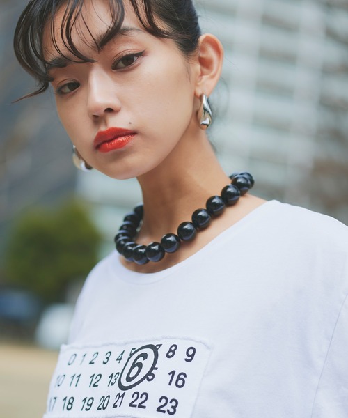 Narcissus（ナルシス）の「【Narcissus】ボールネックレス（ネックレス・レディース・ホワイト/レッド/ブラック・SMALL）」の6枚目の写真