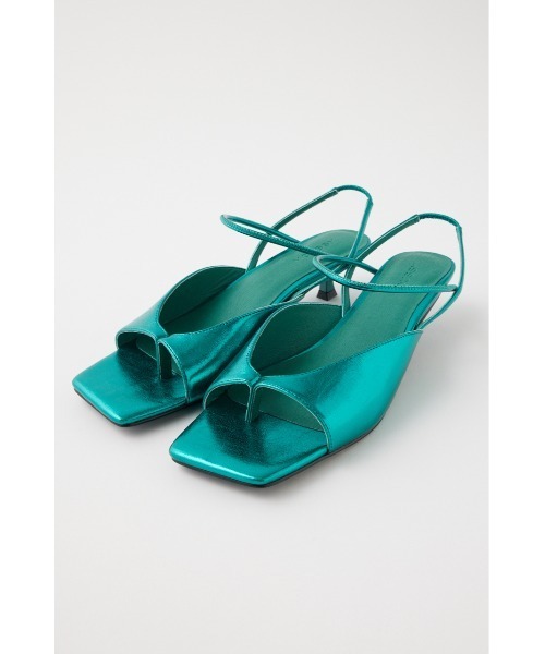 MOUSSY（マウジー）の「SQUARE TOE THONG SANDALS（サンダル・レディース・ブラック/ターコイズブルー/ゴールド・SMALL/MEDIUM/LARGE）」の16枚目の写真