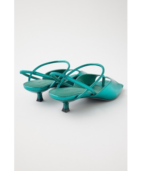 MOUSSY（マウジー）の「SQUARE TOE THONG SANDALS（サンダル・レディース・ブラック/ターコイズブルー/ゴールド・SMALL/MEDIUM/LARGE）」の17枚目の写真