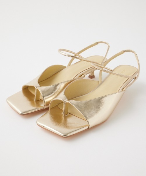 MOUSSY（マウジー）の「SQUARE TOE THONG SANDALS（サンダル・レディース・ブラック/ターコイズブルー/ゴールド・SMALL/MEDIUM/LARGE）」の22枚目の写真
