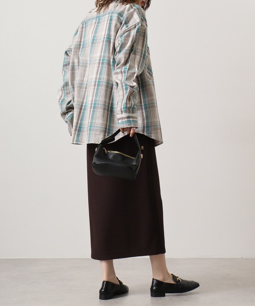 GERRY(ジェリー)の「GERRY ヘビーツイル チェック 長袖 シャツ(シャツ/ブラウス・メンズ・ベージュ/チャコール・L/M/LL)」の19枚目の写真