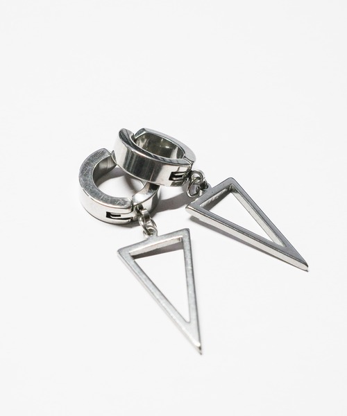 ANARKH(アナンケ)の「【Wc】【it】【ANARKH(アナンケ)】ステンレス デザインピアス(ピアス(両耳用)・レディース・シルバー/ブラック・FREE)」の2枚目の写真