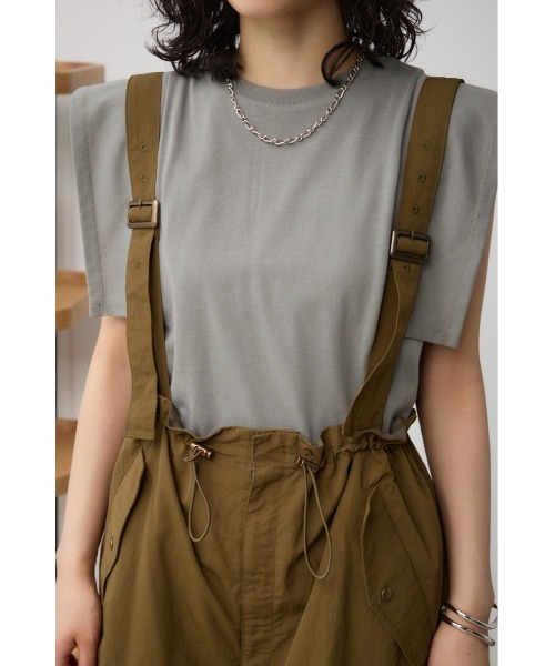 nunuforme サスペンダーツキパンツ AZUL by moussy（アズールバイマウジー）の「サスペンダーツキ