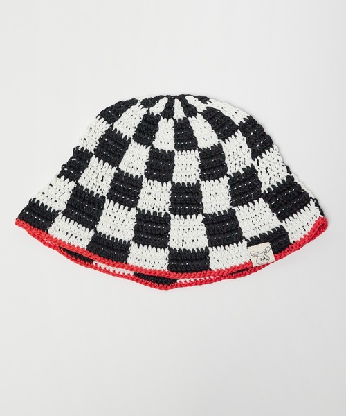 Ampersand（アンパサンド）の「Ampersand/アンパサンド ベビーかぎ針編みHAT ハット（ハット・キッズ・ブルー/マルチ/チェック・46/48）」の10枚目の写真