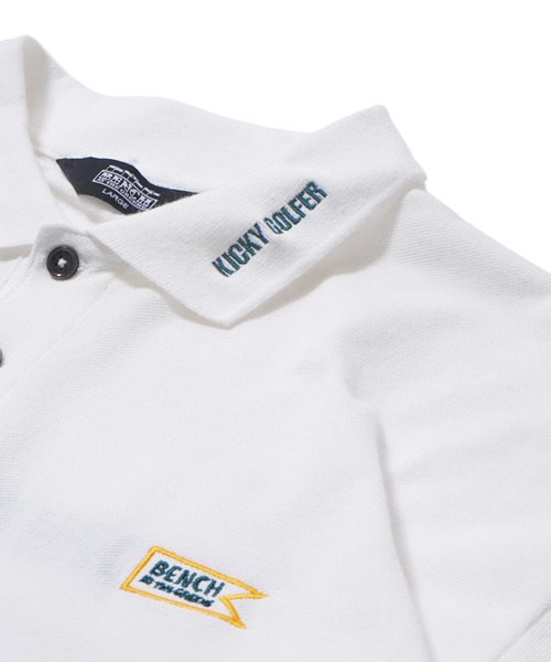 BENCH AT THE GREENE GOLF(ベンチアットザグリーンゴルフ)の「BENCH AT THE GREENE GOLF / POLO SHIRT(Tシャツ/カットソー・メンズ・ブラック/オフホワイト/グリーン・MEDIUM/LARGE/X-LARGE)」の6枚目の写真