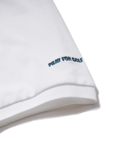 BENCH AT THE GREENE GOLF(ベンチアットザグリーンゴルフ)の「BENCH AT THE GREENE GOLF / POLO SHIRT(Tシャツ/カットソー・メンズ・ブラック/オフホワイト/グリーン・MEDIUM/LARGE/X-LARGE)」の8枚目の写真
