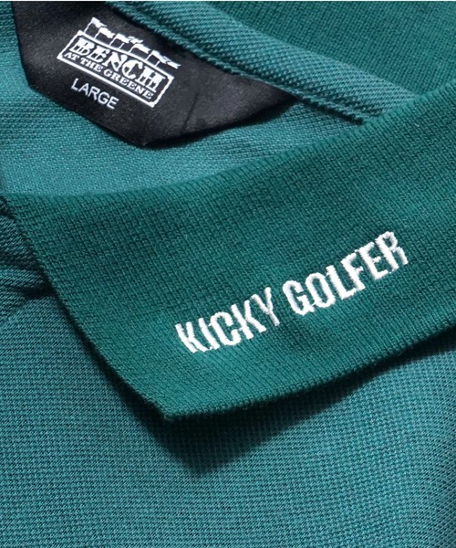 BENCH AT THE GREENE GOLF(ベンチアットザグリーンゴルフ)の「BENCH AT THE GREENE GOLF / POLO SHIRT(Tシャツ/カットソー・メンズ・ブラック/オフホワイト/グリーン・MEDIUM/LARGE/X-LARGE)」の13枚目の写真