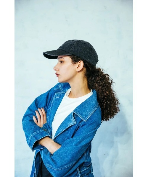 oblekt（オブレクト）の「oblekt”CAP"CAP（キャップ・レディース・ブラック/ライトブルー/ダークブルー・FREE）」の9枚目の写真