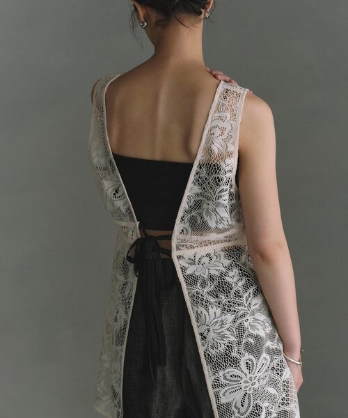 CODE A（コードエー）の「bandeau bra short tops（チューブトップ・レディース・ホワイト/ブラック・00）」の8枚目の写真