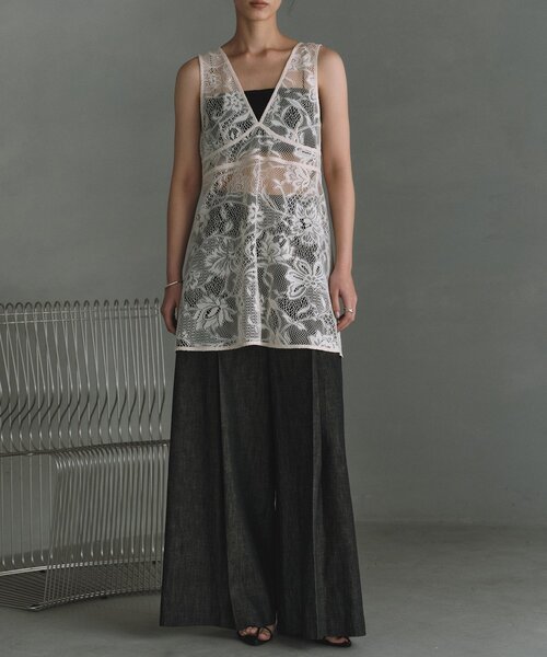 CODE A（コードエー）の「bandeau bra short tops（チューブトップ・レディース・ホワイト/ブラック・00）」の9枚目の写真