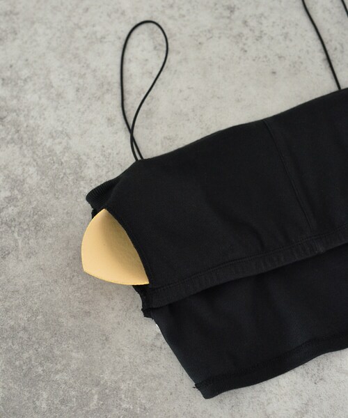 CODE A（コードエー）の「bandeau bra short tops（チューブトップ・レディース・ホワイト/ブラック・00）」の16枚目の写真