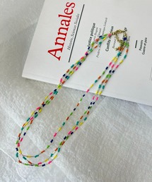 【HELLO.SANFRANCISCO】3連ビーズネックレス