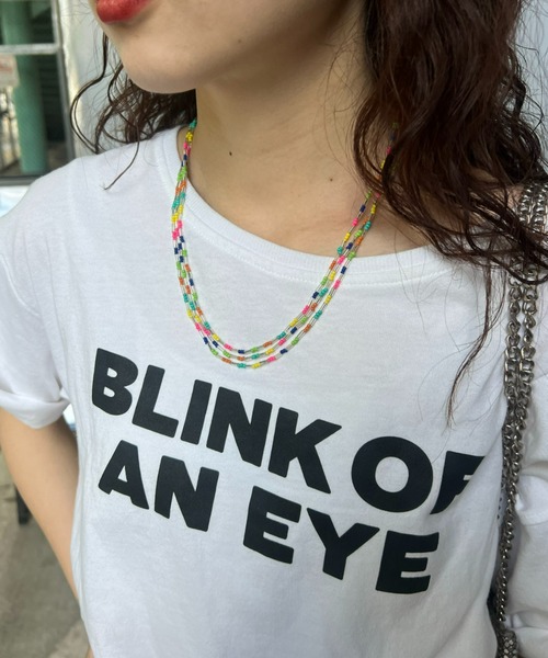 HELLO.SANFRANCISCO（ハローサンフランシスコ）の「【HELLO.SANFRANCISCO】3連ビーズネックレス（ネックレス・レディース・カラフル・ONE SIZE）」の3枚目の写真