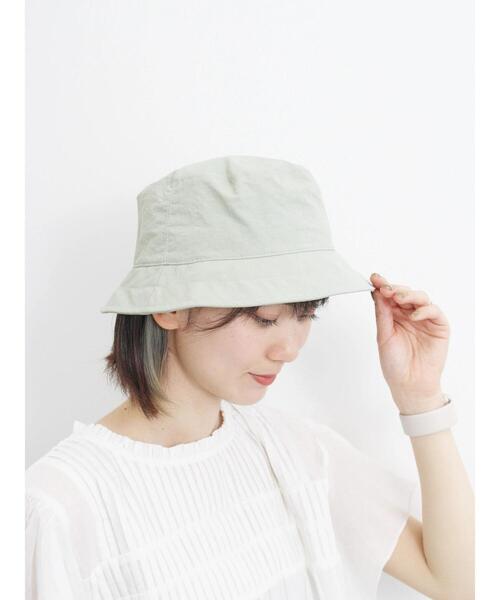 Samansa Mos2 blue（サマンサモスモスブルー）の「ストラップ付バケットハット（ハット・レディース・カーキ/ブラック/キナリ・F）」の7枚目の写真