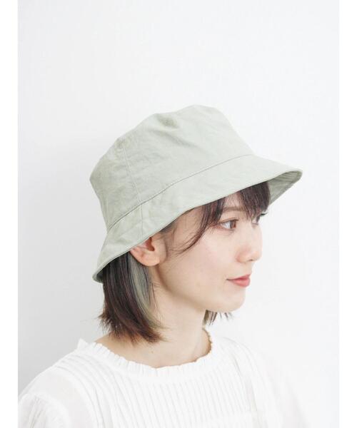 Samansa Mos2 blue（サマンサモスモスブルー）の「ストラップ付バケットハット（ハット・レディース・カーキ/ブラック/キナリ・F）」の8枚目の写真