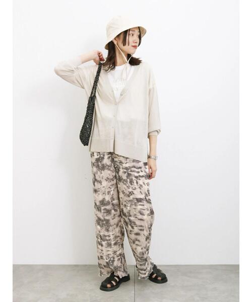 Samansa Mos2 blue（サマンサモスモスブルー）の「ストラップ付バケットハット（ハット・レディース・カーキ/ブラック/キナリ・F）」の14枚目の写真