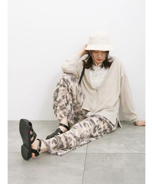 Samansa Mos2 blue（サマンサモスモスブルー）の「ストラップ付バケットハット（ハット・レディース・カーキ/ブラック/キナリ・F）」の16枚目の写真