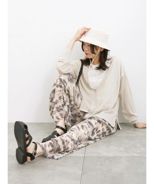 Samansa Mos2 blue（サマンサモスモスブルー）の「ストラップ付バケットハット（ハット・レディース・カーキ/ブラック/キナリ・F）」の17枚目の写真