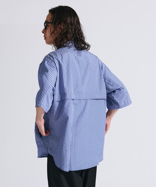 MULTI POCKET STRIPE SHIRT / マルチポケットストライプシャツ（シャツ/ブラウス）｜WETTEMPT（ウィテンプト）