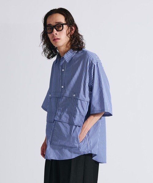 MULTI POCKET STRIPE SHIRT / マルチポケットストライプシャツ（シャツ/ブラウス）｜WETTEMPT（ウィテンプト）