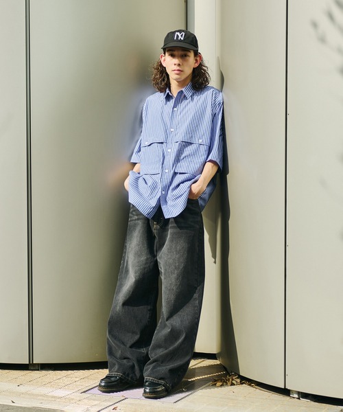 MULTI POCKET STRIPE SHIRT / マルチポケットストライプシャツ（シャツ/ブラウス）｜WETTEMPT（ウィテンプト）