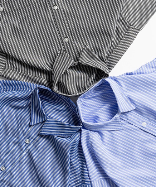 MULTI POCKET STRIPE SHIRT / マルチポケットストライプシャツ（シャツ/ブラウス）｜WETTEMPT（ウィテンプト）