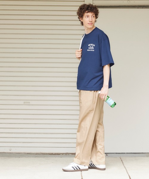 coca(coca)(コカ)の「メンズ リネンタッチイージーテーパードパンツ(その他パンツ・メンズ・ベージュ/カーキ・M/L/XL)」の4枚目の写真