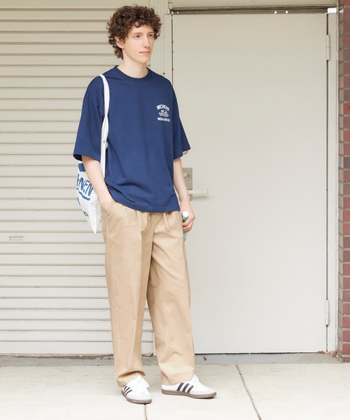 coca(coca)(コカ)の「メンズ リネンタッチイージーテーパードパンツ(その他パンツ・メンズ・ベージュ/カーキ・M/L/XL)」の6枚目の写真