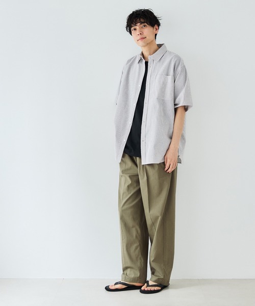 coca(coca)(コカ)の「メンズ リネンタッチイージーテーパードパンツ(その他パンツ・メンズ・ベージュ/カーキ・M/L/XL)」の9枚目の写真