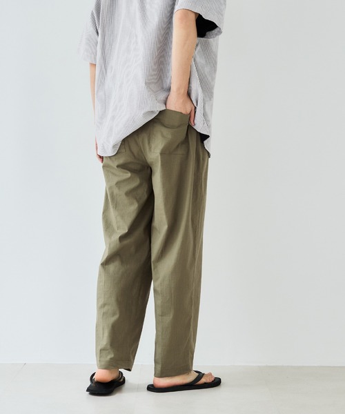 coca(coca)(コカ)の「メンズ リネンタッチイージーテーパードパンツ(その他パンツ・メンズ・ベージュ/カーキ・M/L/XL)」の10枚目の写真