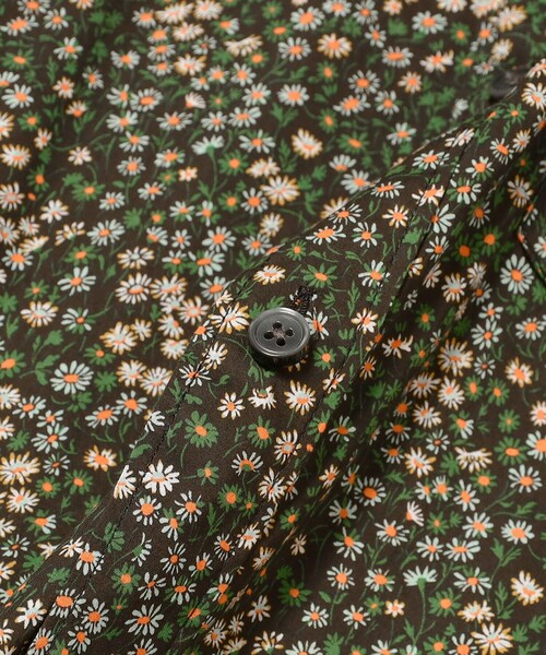 BEAMS BOY（ビームスボーイ）の「BEAMS BOY / リバティ スタンドカラー ロングスリーブ ワンピース 24AW（シャツワンピース・レディース・ネイビー/ブラック・ONE SIZE）」の13枚目の写真