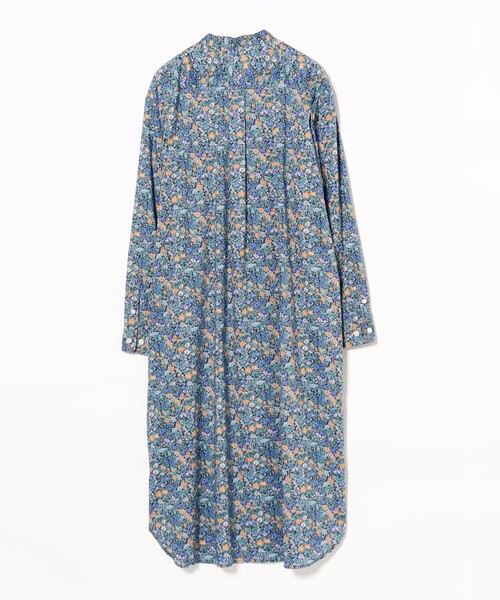 BEAMS BOY（ビームスボーイ）の「BEAMS BOY / リバティ スタンドカラー ロングスリーブ ワンピース 24AW（シャツワンピース・レディース・ネイビー/ブラック・ONE SIZE）」の19枚目の写真