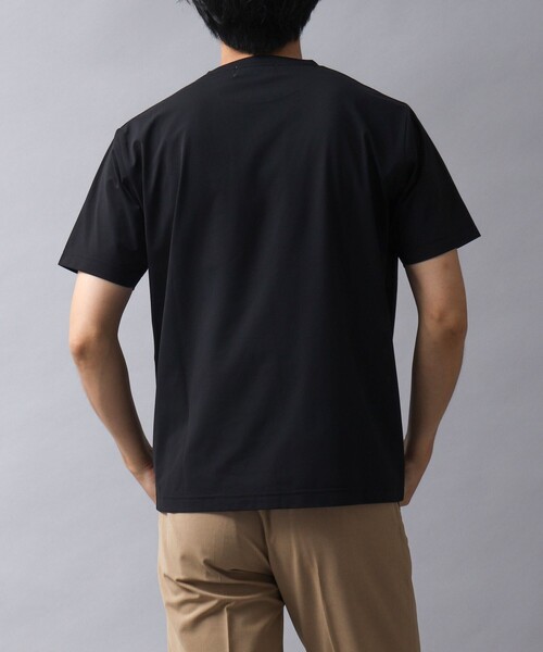 NOLLEY’S（ノーリーズ）の「【ACTIVE SECT】《限定展開 / 吸水性 / 防透け性》イージーケアファブリックファスナーポケT（Tシャツ/カットソー・メンズ・グレイッシュベージュ/ダークネイビー/ホワイト/ブラック・M/XL/L/S）」の17枚目の写真