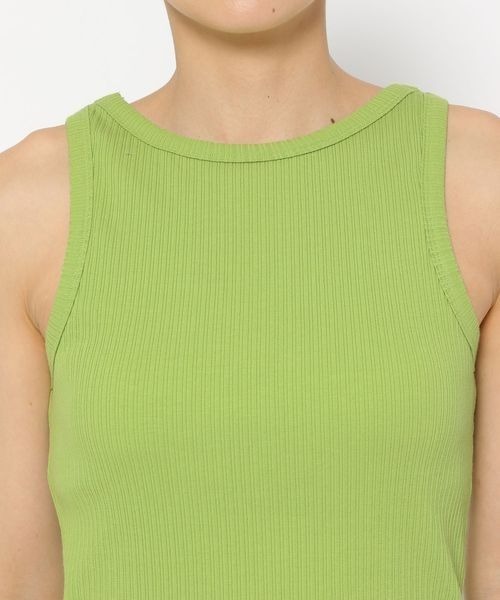 mysty woman(ミスティウーマン)の「アメスリカップツキタンク 137958(タンクトップ・レディース・ブラック/ライトグリーン/オフホワイト・FREE)」の17枚目の写真