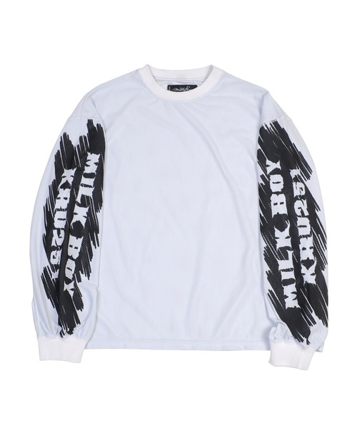 MILKBOY（ミルクボーイ）の「MESHED LONG Tシャツ（Tシャツ/カットソー・レディース・C/B/A・FREE）」の2枚目の写真