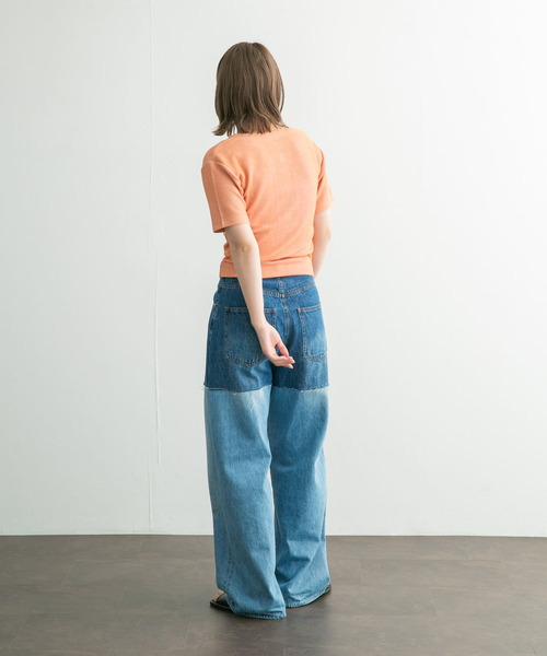 KBF(ケイビーエフ)の「フロントホックTEE(Tシャツ/カットソー・レディース・オレンジ系その他/グリーン系その他/ネイビー・ONE)」の11枚目の写真