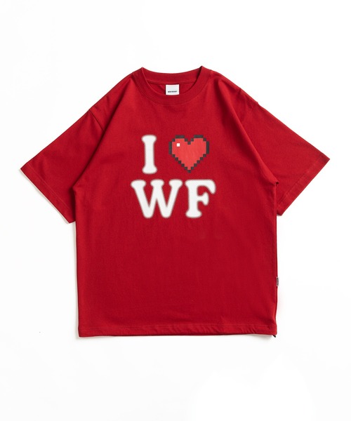 Don't tell anyone ロゴTシャツ 新品 レッド 1 - メルカリ