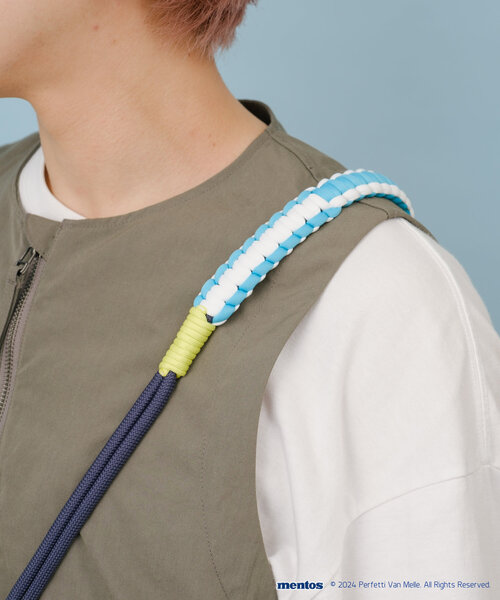 BIRTHDAY BAR（バースデイバー）の「【mentos　メントス】パラコードモバイルストラップ　ロング（スマホグッズ・レディース・パープル/ブルー・0）」の17枚目の写真