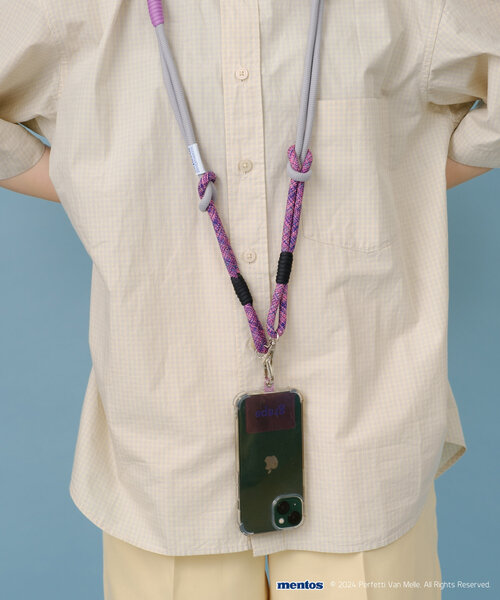 BIRTHDAY BAR（バースデイバー）の「【mentos　メントス】パラコードモバイルストラップ　ロング（スマホグッズ・レディース・パープル/ブルー・0）」の7枚目の写真