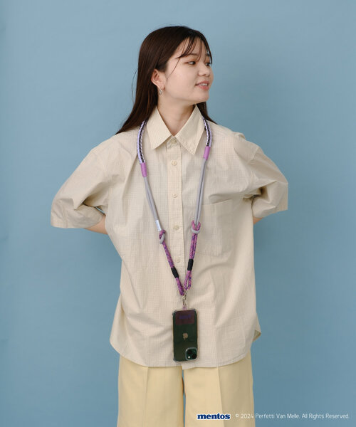 BIRTHDAY BAR（バースデイバー）の「【mentos　メントス】パラコードモバイルストラップ　ロング（スマホグッズ・レディース・パープル/ブルー・0）」の6枚目の写真