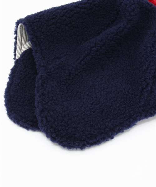 SHIPS KIDS（シップスキッズ）の「SHIPS KIDS:フリース キャップ（ニットキャップ/ビーニー・キッズ・グレー/ネイビー・ONE SIZE）」の4枚目の写真