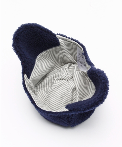 SHIPS KIDS（シップスキッズ）の「SHIPS KIDS:フリース キャップ（ニットキャップ/ビーニー・キッズ・グレー/ネイビー・ONE SIZE）」の5枚目の写真