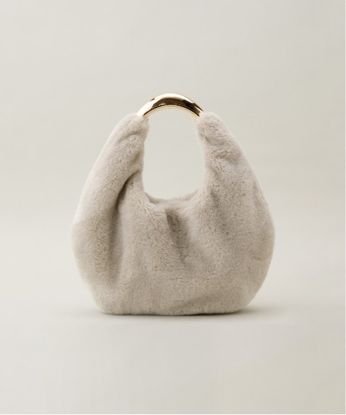 LE VERNIS（ル・ベルニ）の「LE VERNIS(ル・ベルニ) Sculpture mou mini（ハンドバッグ・レディース・ライトグレー/ブラウン/クリーム/ブラック・FREE）」の11枚目の写真