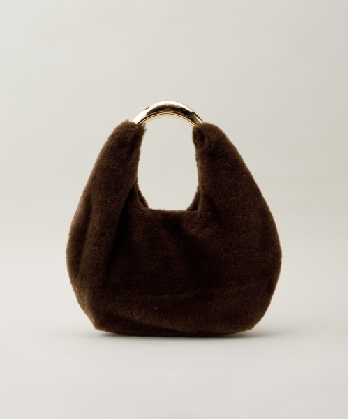 LE VERNIS（ル・ベルニ）の「LE VERNIS(ル・ベルニ) Sculpture mou mini（ハンドバッグ・レディース・ライトグレー/ブラウン/クリーム/ブラック・FREE）」の17枚目の写真