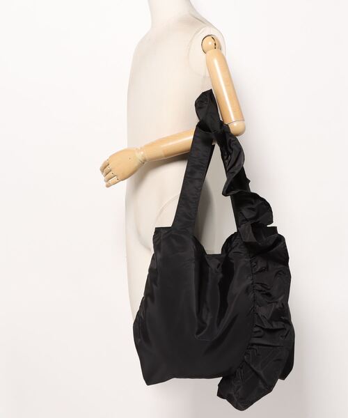 SPRUCE(スプルース)の「<SPRUCE/スプルス>パースフリルトート(トートバッグ・レディース・グレー/ラベンダー/ブラック/カーキ・ONE SIZE)」の18枚目の写真