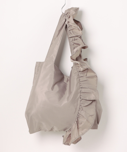 SPRUCE(スプルース)の「<SPRUCE/スプルス>パースフリルトート(トートバッグ・レディース・グレー/ラベンダー/ブラック/カーキ・ONE SIZE)」の19枚目の写真