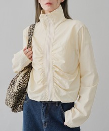 UNE MANSION | フロントシャーリングナイロンジャンパー(ナイロンジャケット)