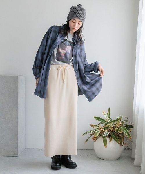 LOWRYS FARM(ローリーズファーム)の「ウォッシュドワッチ 145405(ニットキャップ/ビーニー・レディース・グレー/ブルー・FREE)」の3枚目の写真