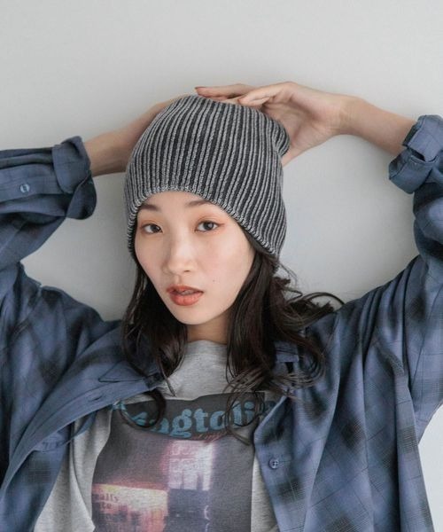 LOWRYS FARM(ローリーズファーム)の「ウォッシュドワッチ 145405(ニットキャップ/ビーニー・レディース・グレー/ブルー・FREE)」の14枚目の写真